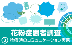 花粉症治療　患者ビッグデータ（3）診療時のコミュニケーション実態